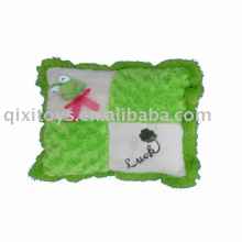 peluche et peluche coussin de grenouille, doux bébé animal jouet